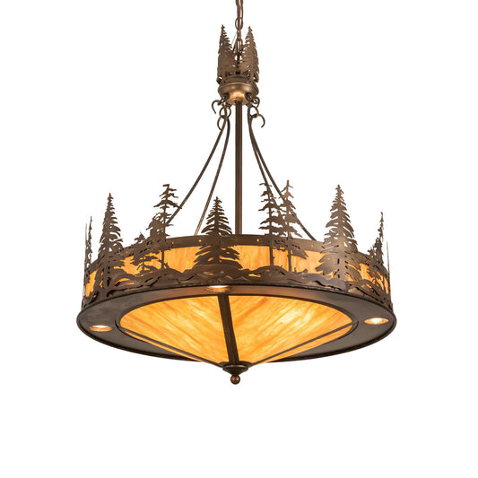 Meyda Lighting Tall Pines 30 Inch Large Pendant Cp745447