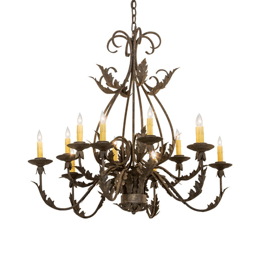 Meyda Lighting French Elegance 36 Inch 8 Light Chandelier Cp744275