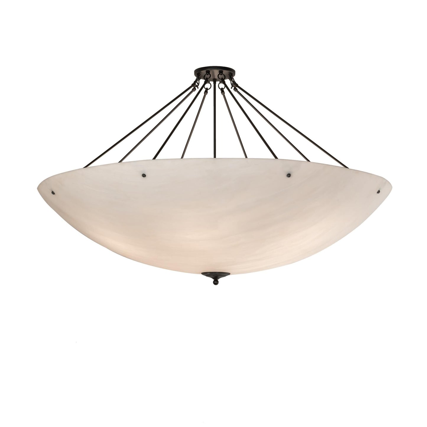 Meyda Lighting Madison 60 Inch 12 Light Semi Flush Mount Cp746159