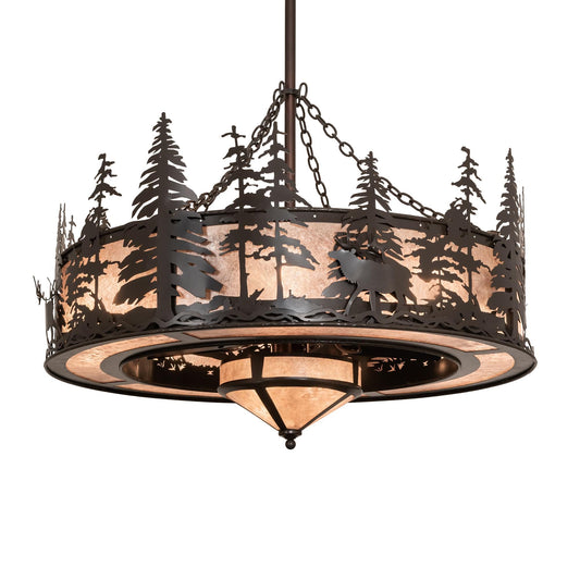 Meyda Lighting Elk At Dusk 46 Inch 12 Light Chandelier Cp744612