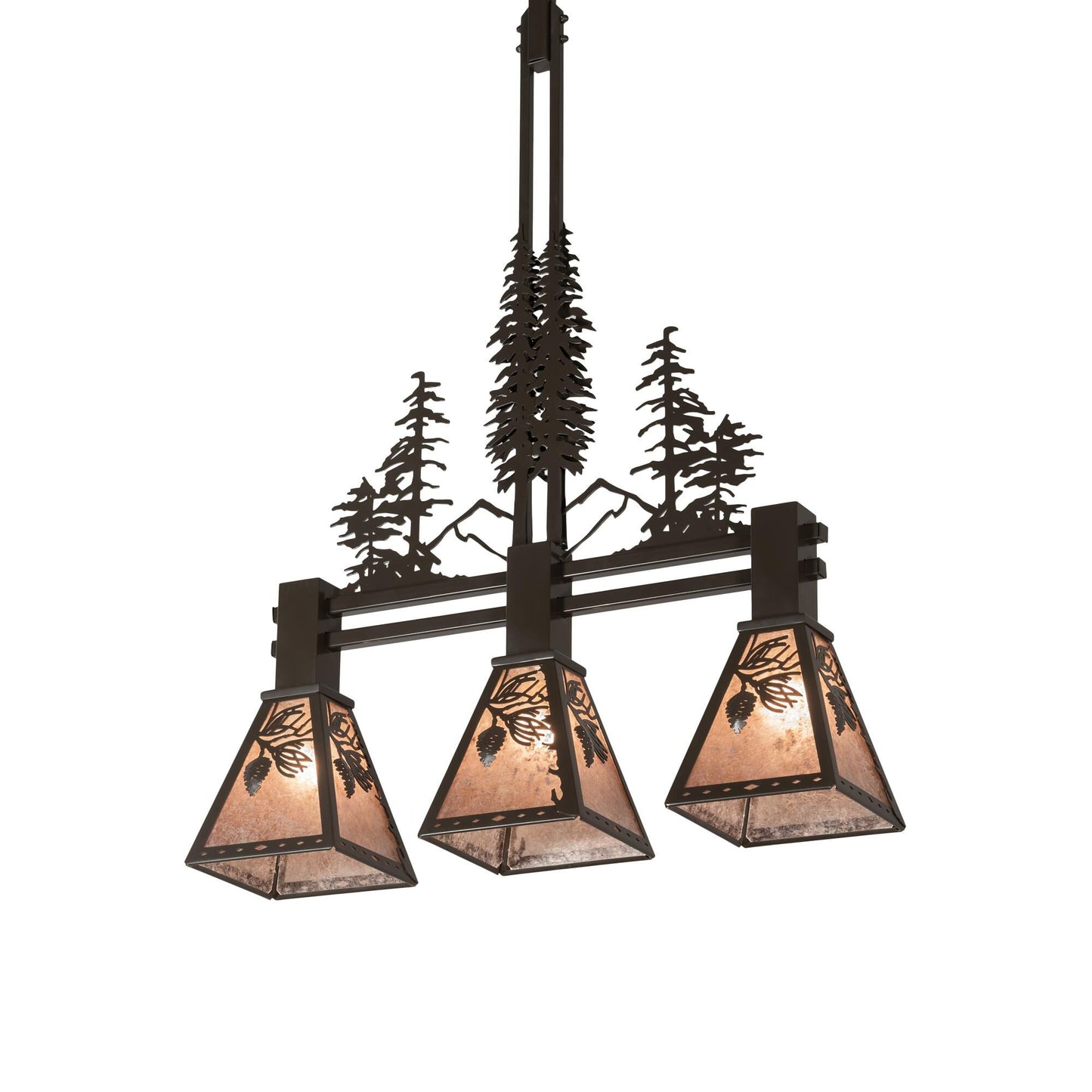 Meyda Lighting Winter Pine 30 Inch Large Pendant Cp745992