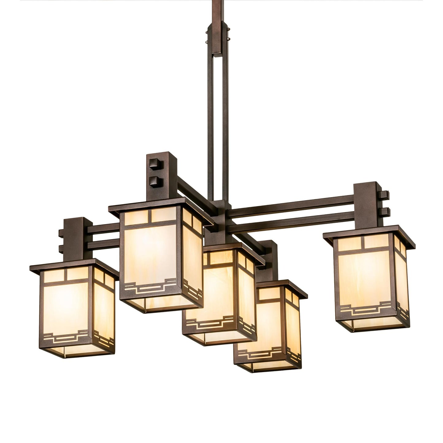 Meyda Lighting Roylance 51 Inch 8 Light Chandelier Cp744508