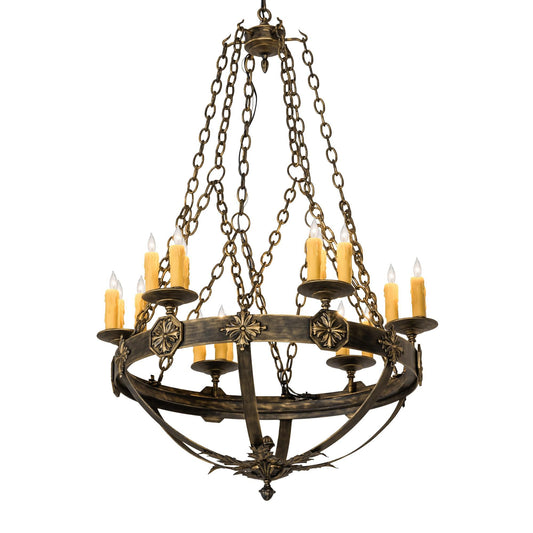 Meyda Lighting Neapolis 32 Inch 2 Light Chandelier Cp744420