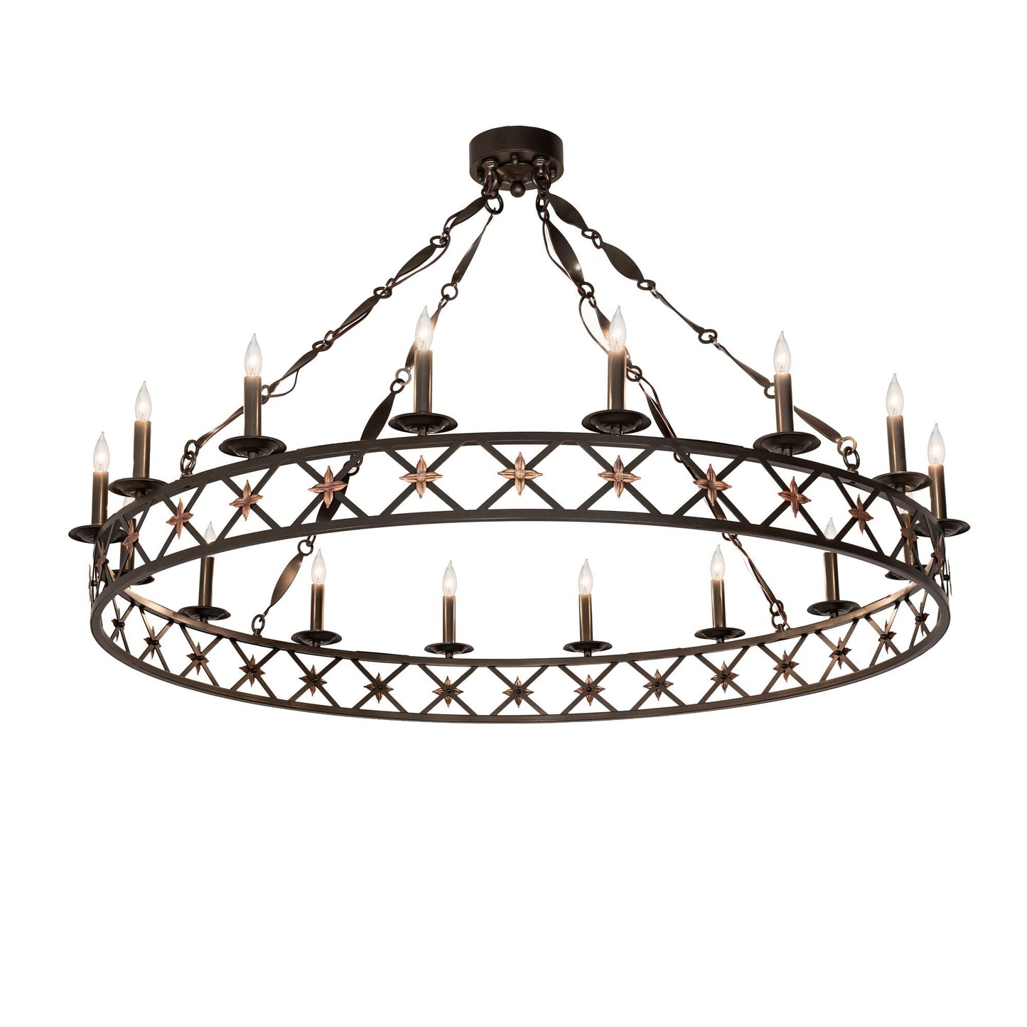 Meyda Lighting Kingsbridge 53 Inch 3 Light Chandelier Cp744219