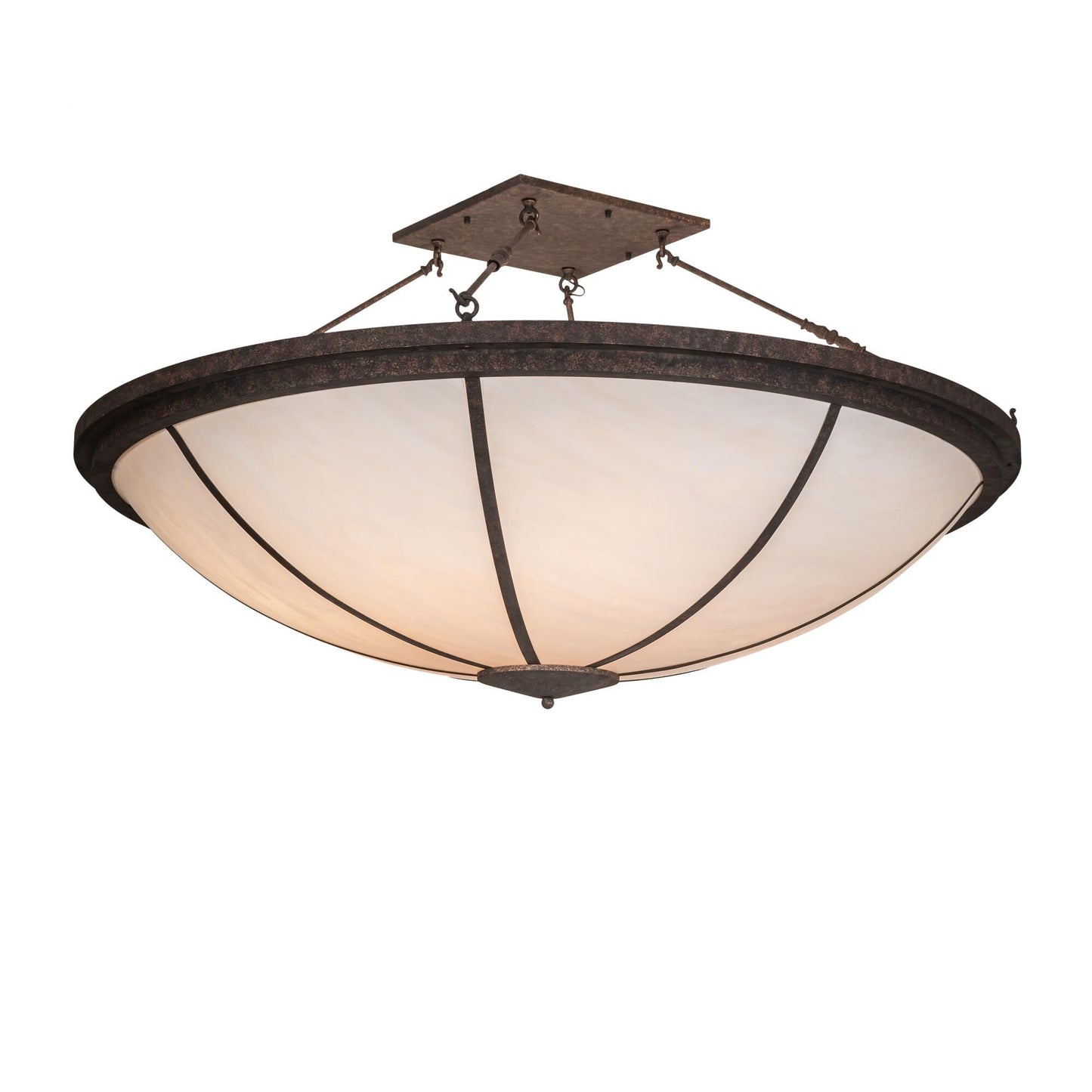 Meyda Lighting Commerce 72 Inch 8 Light Semi Flush Mount Cp746162