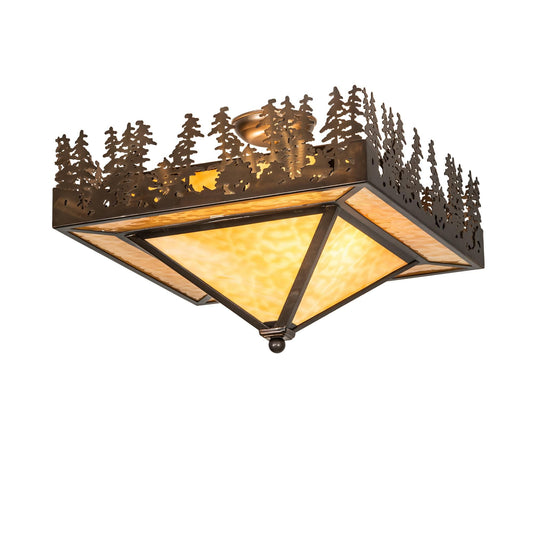 Meyda Lighting Pine Lake 27 Inch 36 Light Flush Mount Cp744866