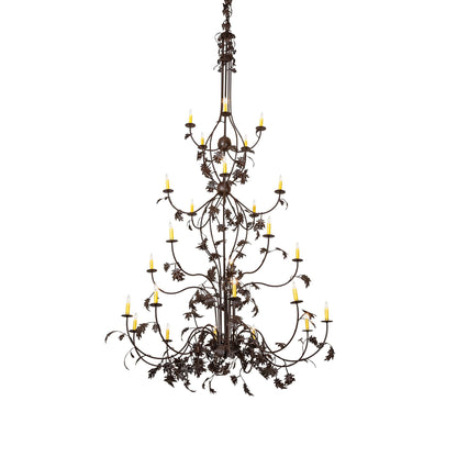 Meyda Lighting Oak Leaf 72 Inch Chandelier Cp744615