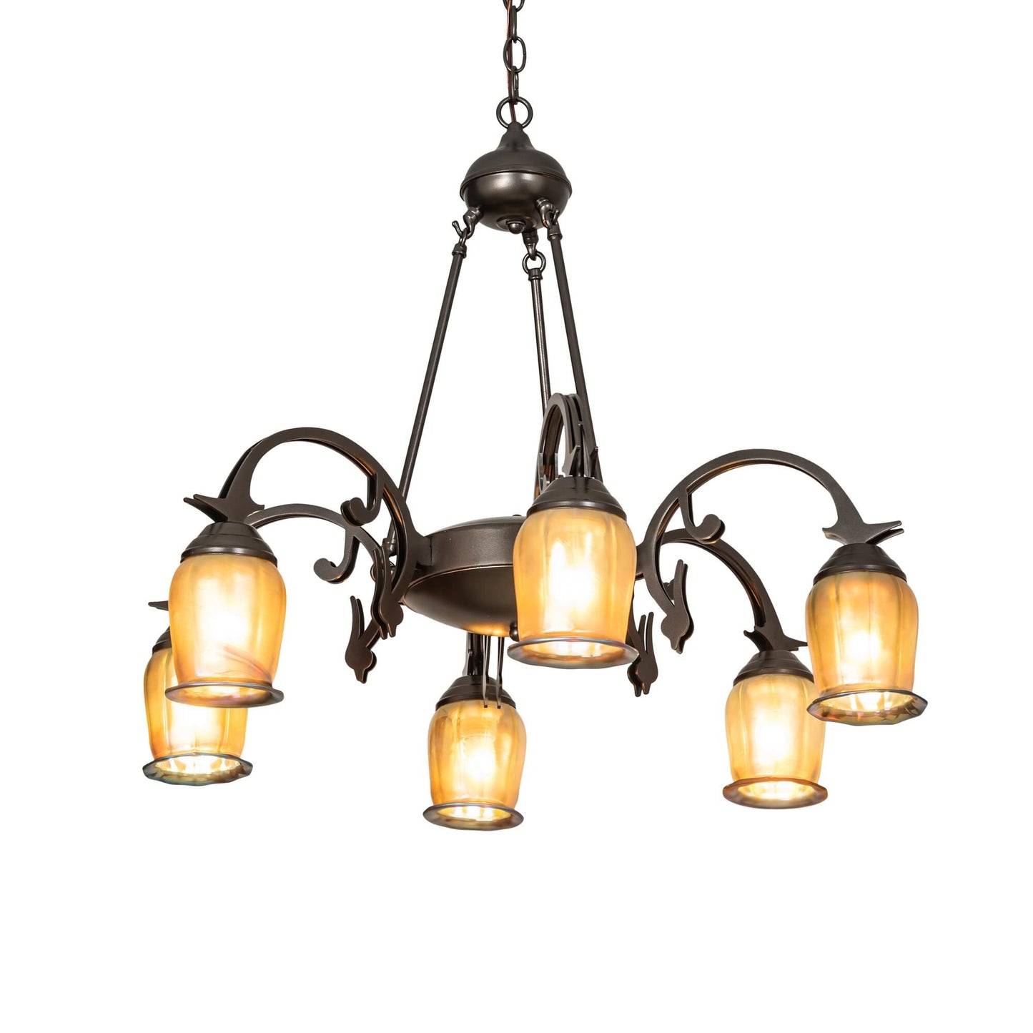 Meyda Lighting Revival 29 Inch 2 Light Chandelier Cp744174