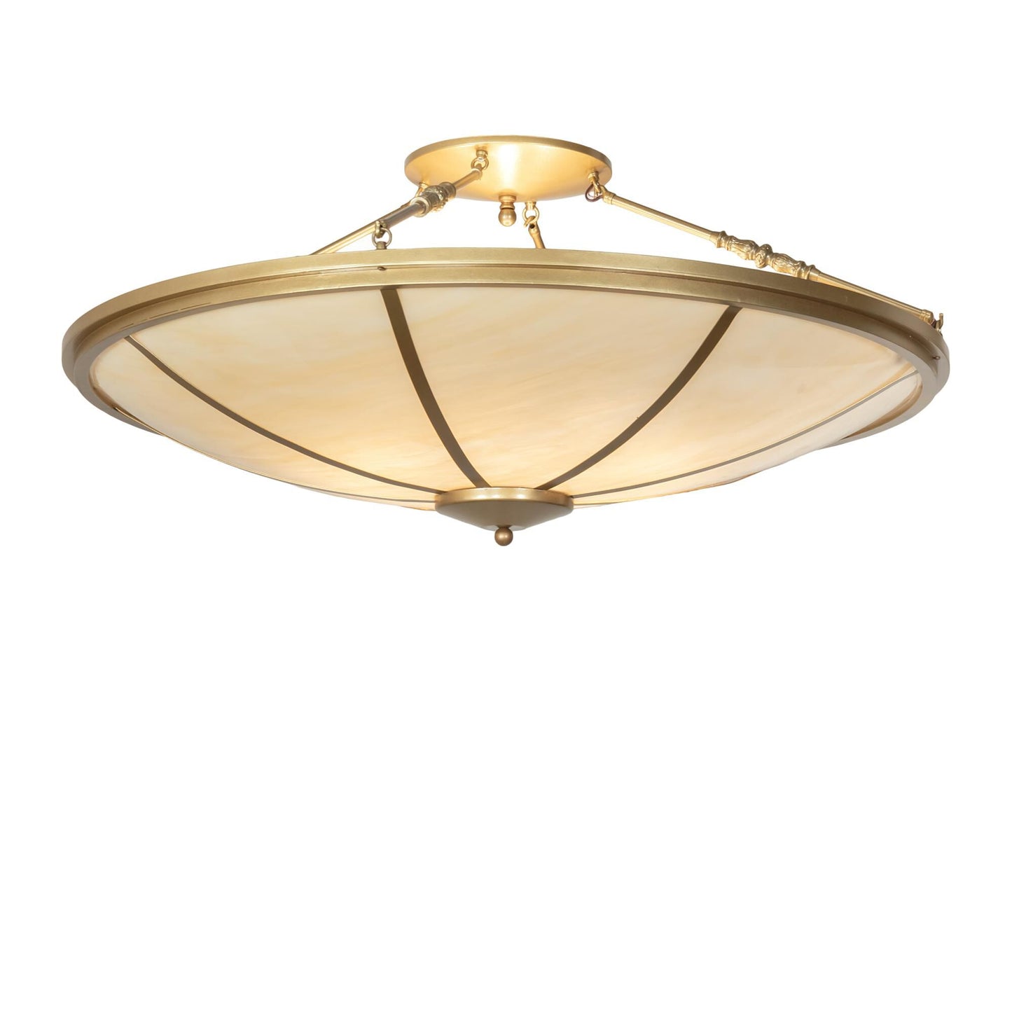 Meyda Lighting Commerce 45 Inch 8 Light Semi Flush Mount Cp746114