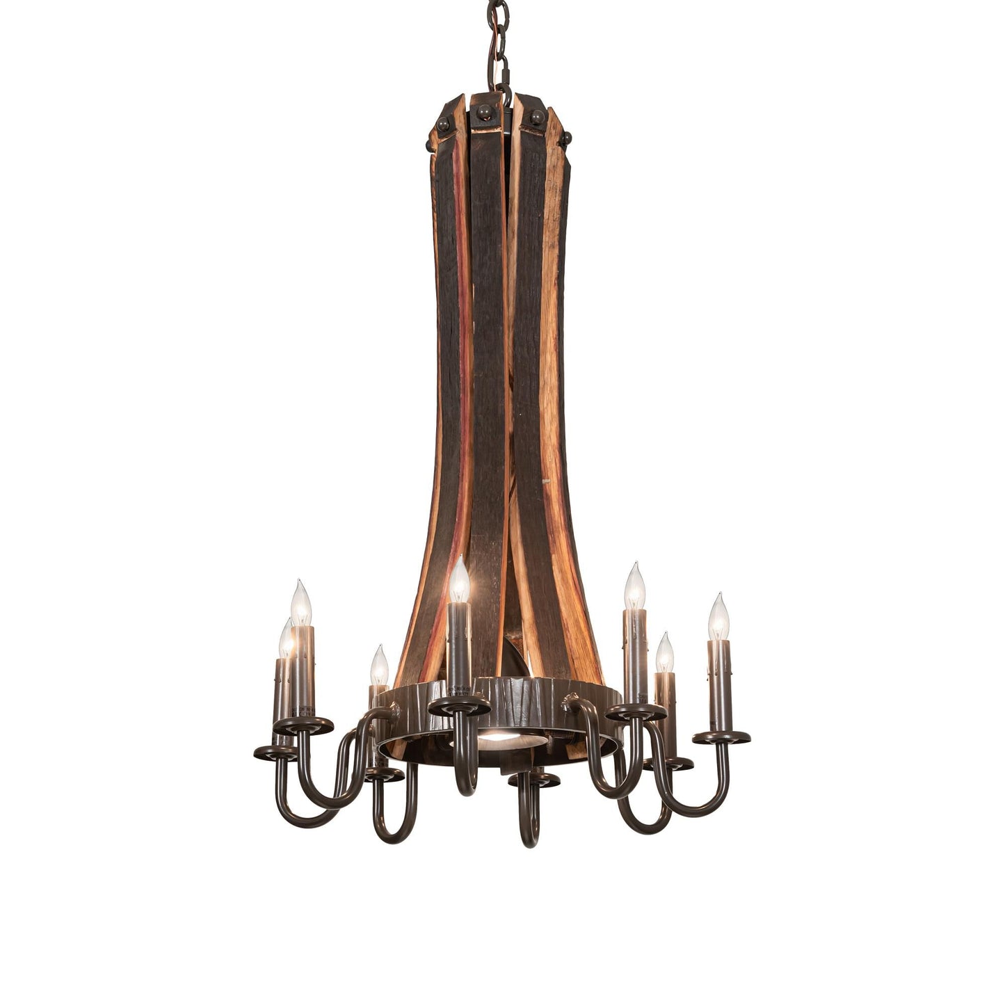 Meyda Lighting Barrel Stave 20 Inch Mini Chandelier Cp745723