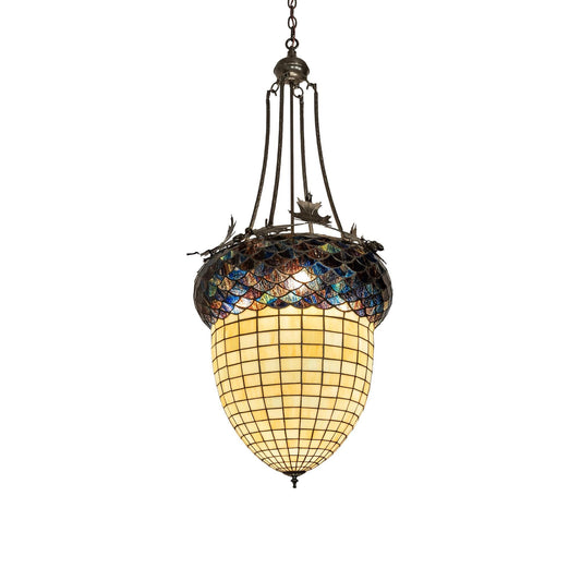 Meyda Lighting Greenbriar Oak 22 Inch Large Pendant Cp745570