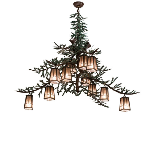 Meyda Lighting Pine Branch 52 Inch 12 Light Led Chandelier Cp744284