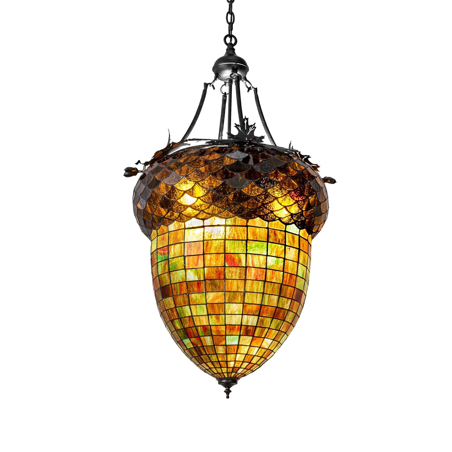 Meyda Lighting Greenbriar Oak 22 Inch Led Large Pendant Cp745487