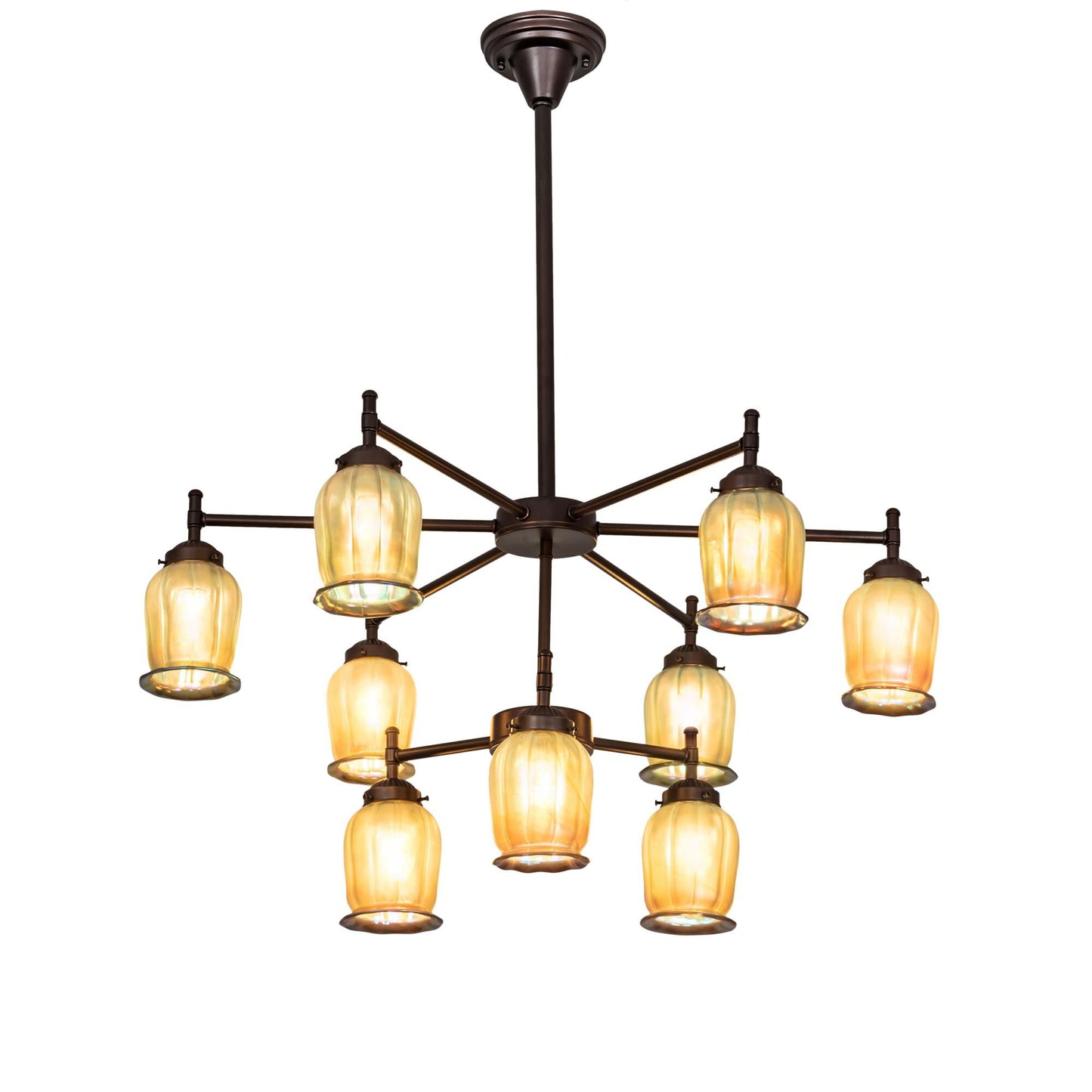 Meyda Lighting Revival 32 Inch 8 Light Chandelier Cp744273