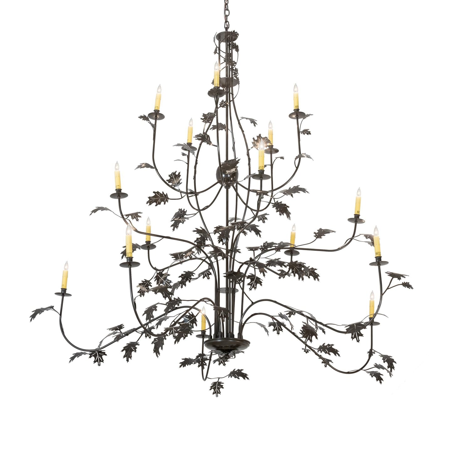 Meyda Lighting Oak Leaf 72 Inch Large Pendant Cp745635