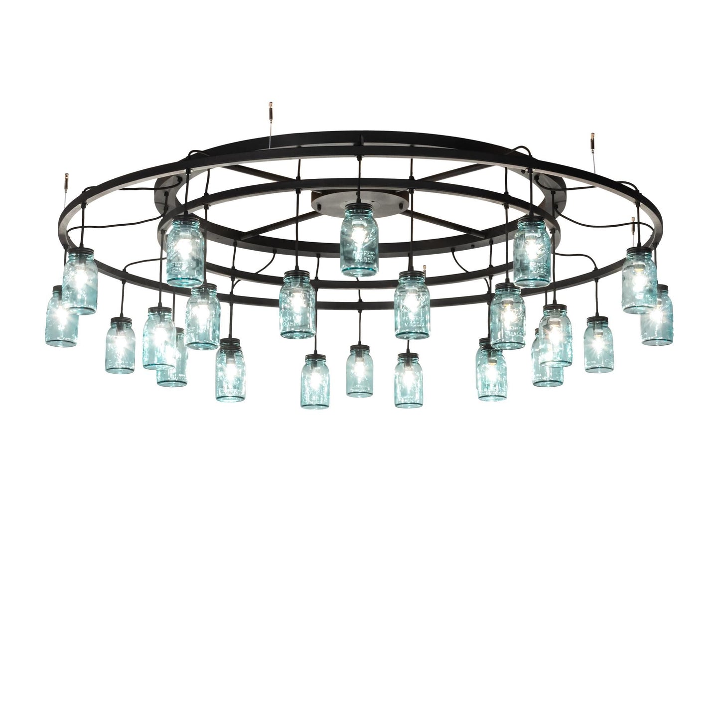 Meyda Lighting Mason Jar 75 Inch Led Large Pendant Cp745147