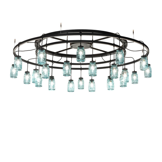 Meyda Lighting Mason Jar 75 Inch Led Large Pendant Cp745147