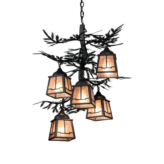 Meyda Lighting Pine Branch 28 Inch 2 Light Chandelier Cp744269