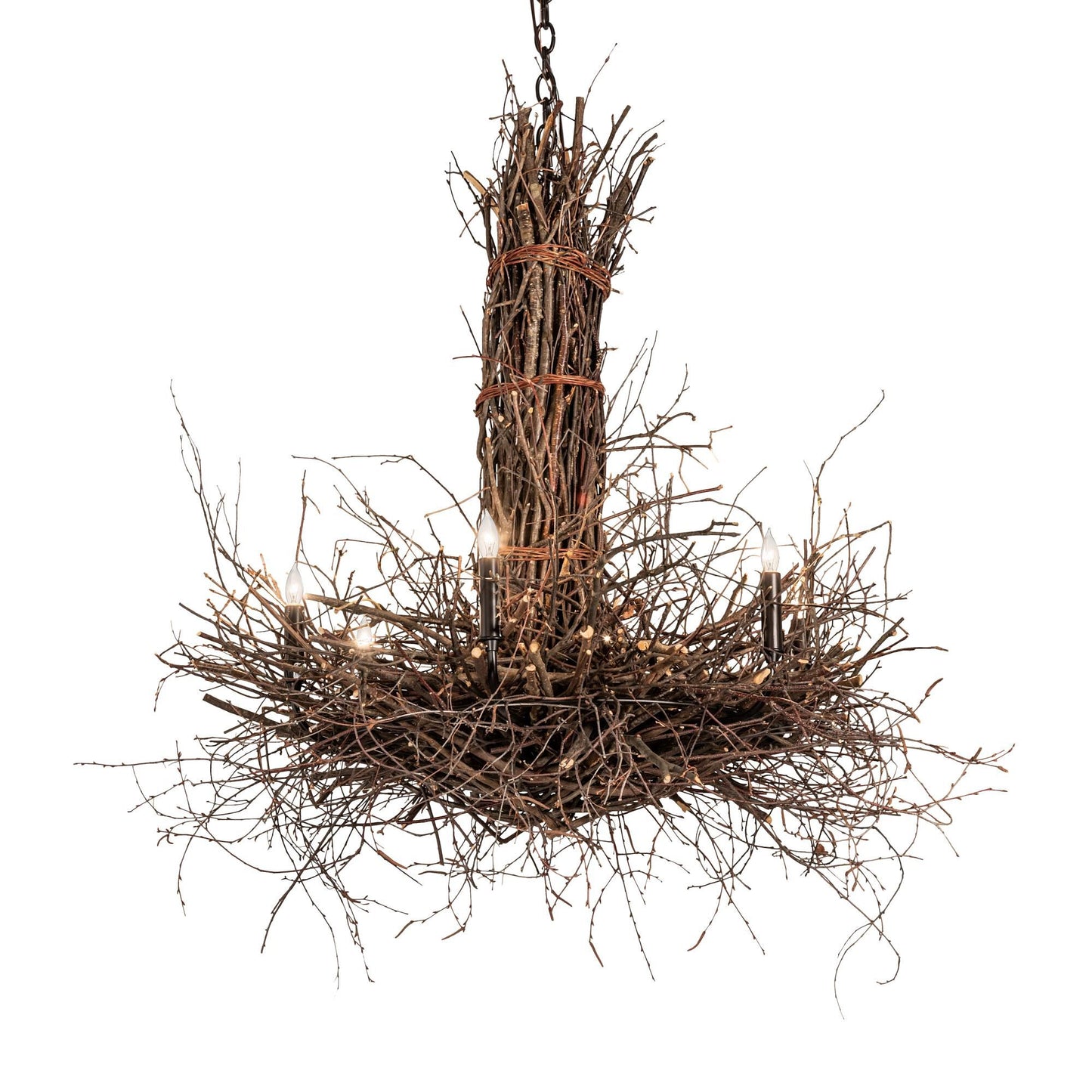 Meyda Lighting Twigs 36 Inch 2 Light Chandelier Cp744290