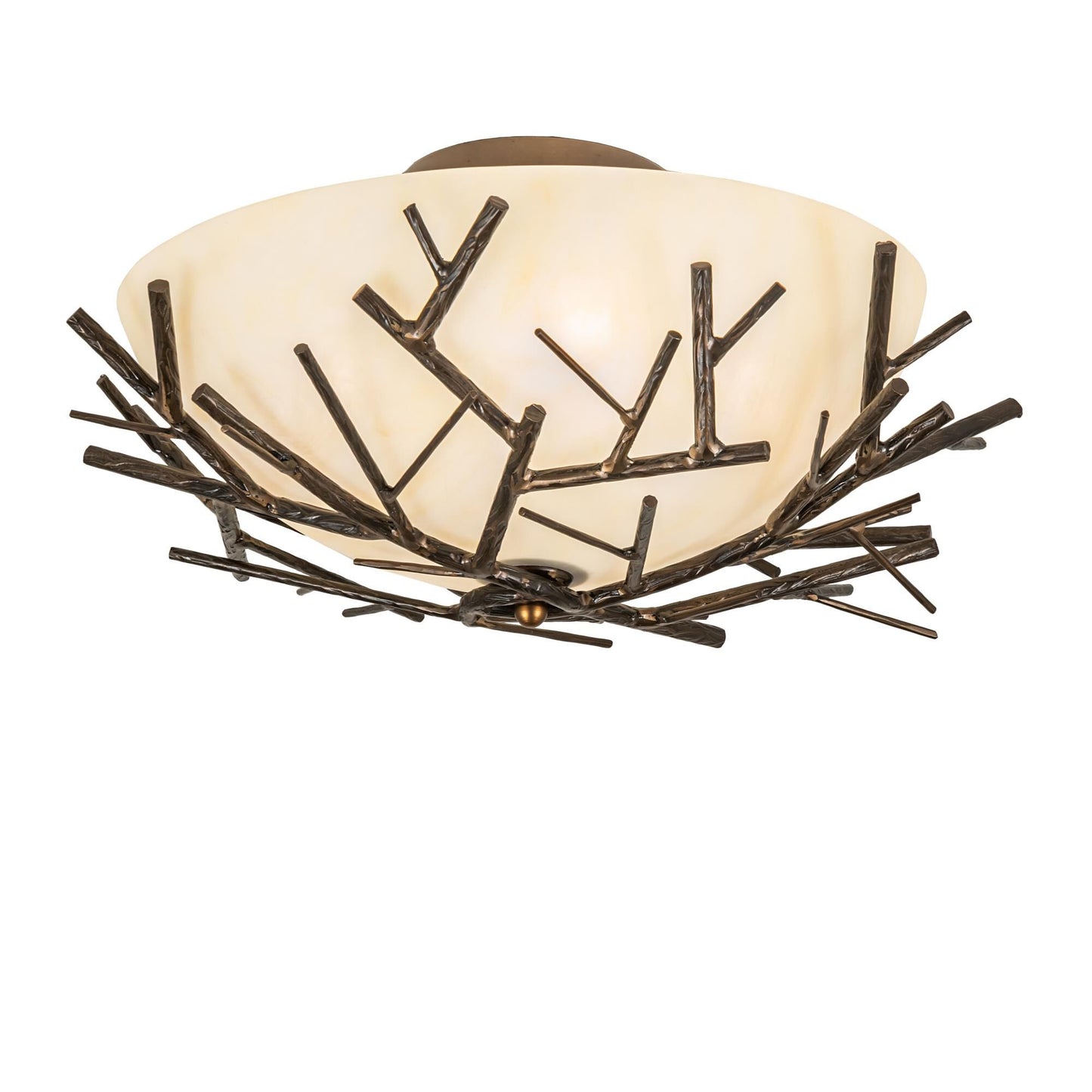 Meyda Lighting Branches 22 Inch 2 Light Flush Mount Cp744841