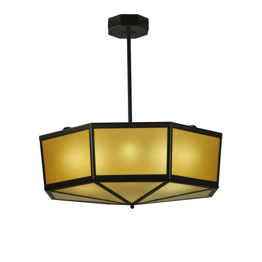 Meyda Lighting Eltham 36 Inch 4 Light Semi Flush Mount Cp746161