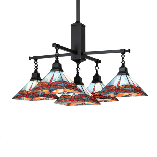 Meyda Lighting Prairie Dragonfly 51 Inch Chandelier Cp744337