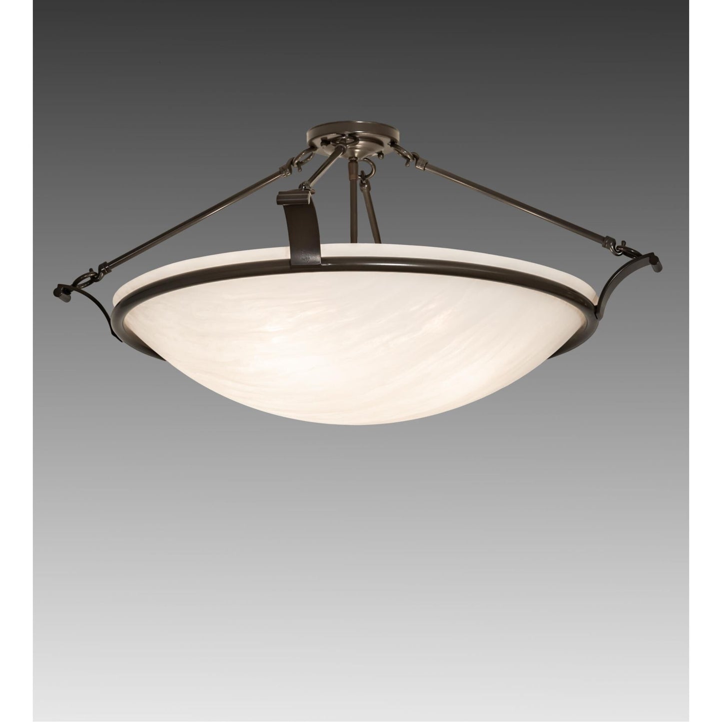 Meyda Lighting Almeria 32 Inch 4 Light Semi Flush Mount Cp746086