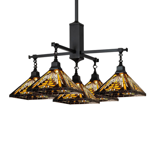 Meyda Lighting Nuevo Mission 51 Inch Chandelier Cp744336