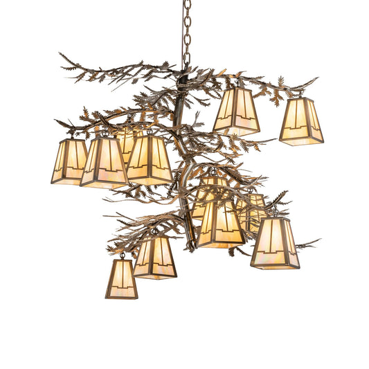 Meyda Lighting Pine Branch 55 Inch Chandelier Cp744257