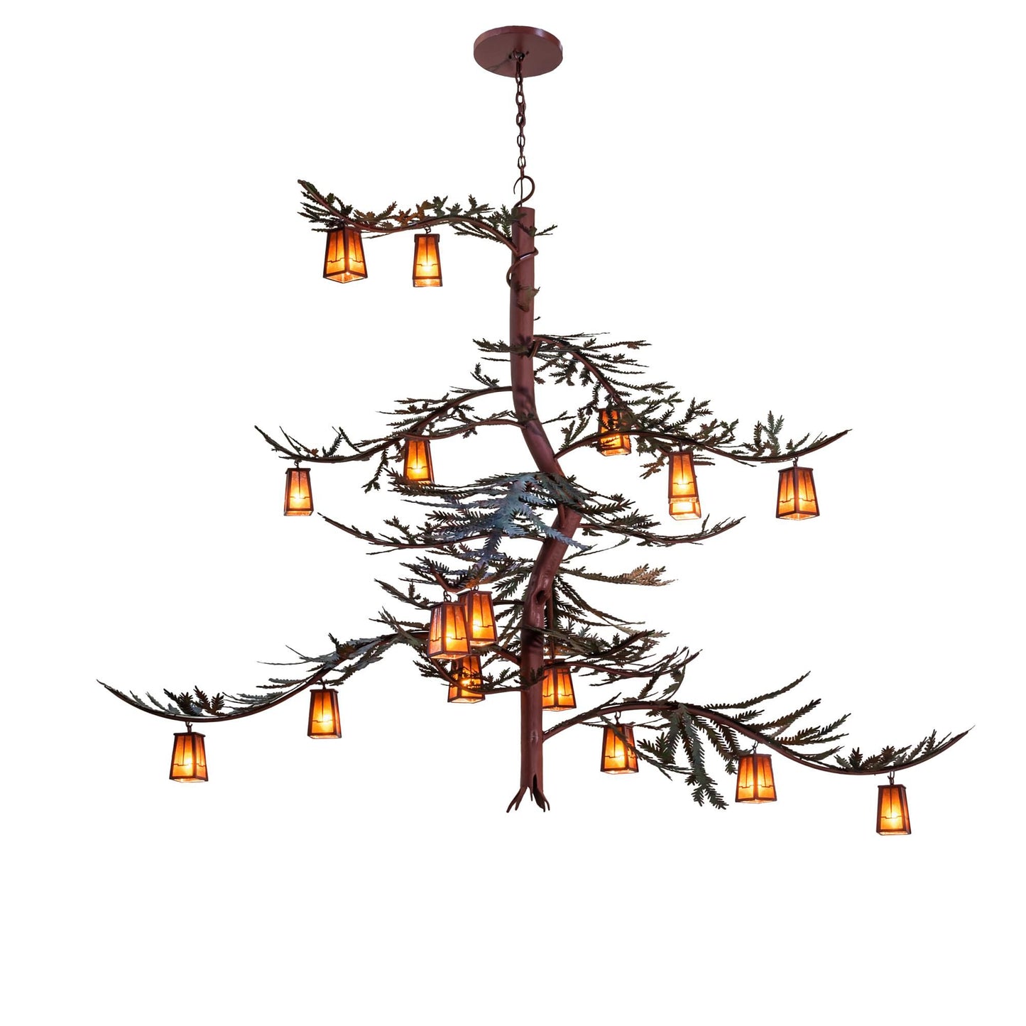 Meyda Lighting Pine Branch 101 Inch 3 Light Chandelier Cp744556