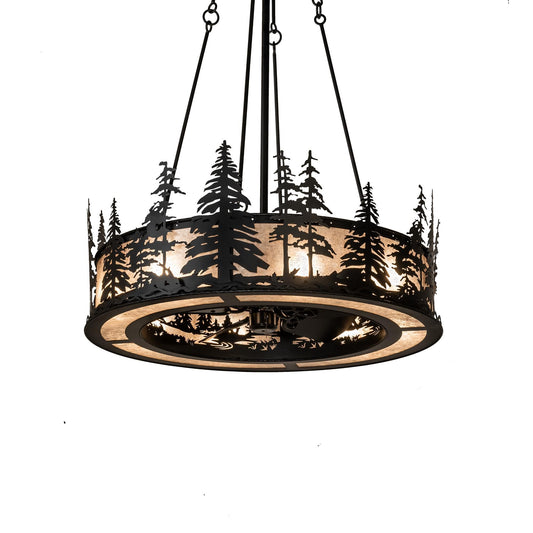 Meyda Lighting Tall Pines 45 Inch Chandelier Cp744100