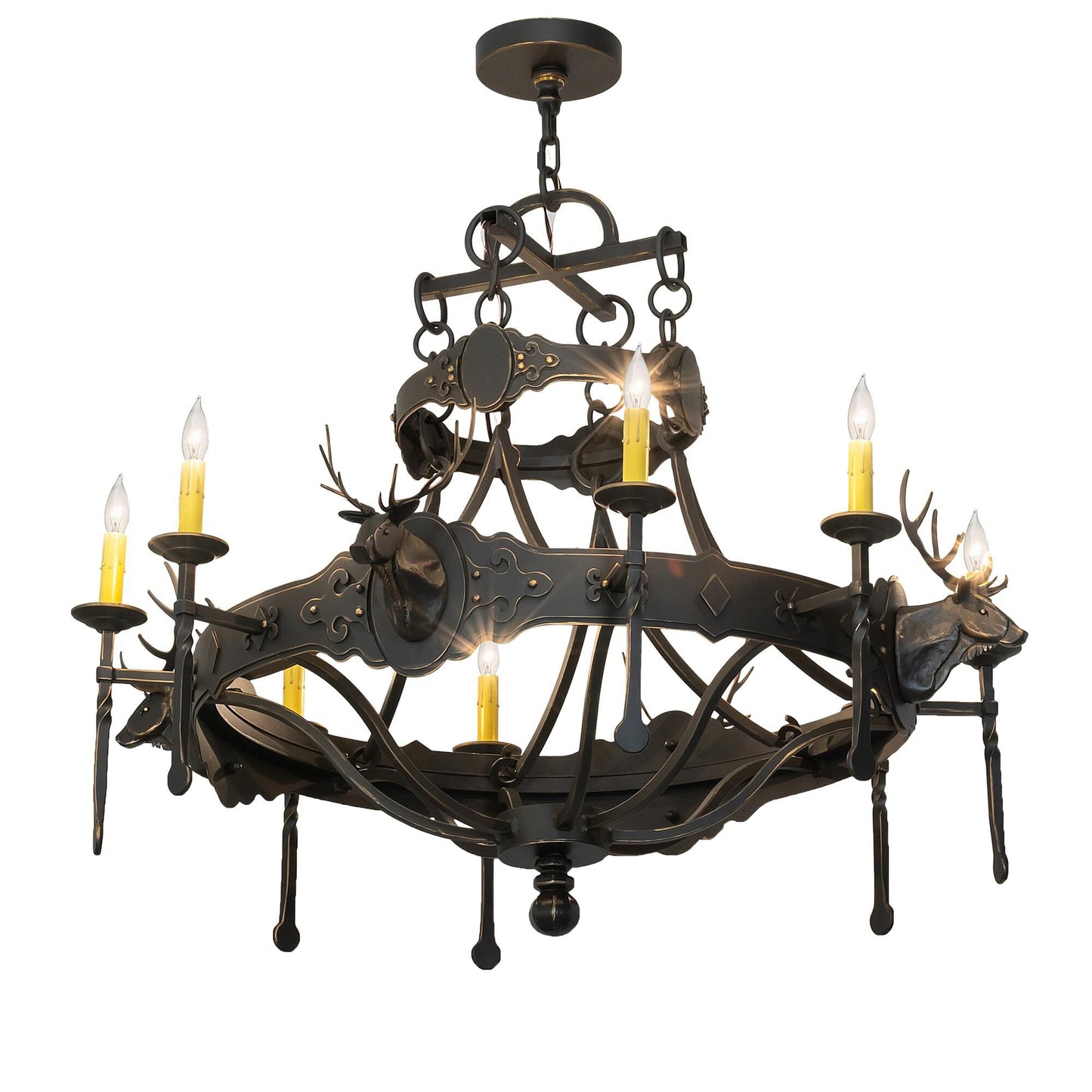 Meyda Lighting Stag 40 Inch Chandelier Cp744278