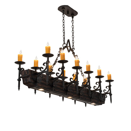 Meyda Lighting Tudor 60 Inch 6 Light Chandelier Cp745719