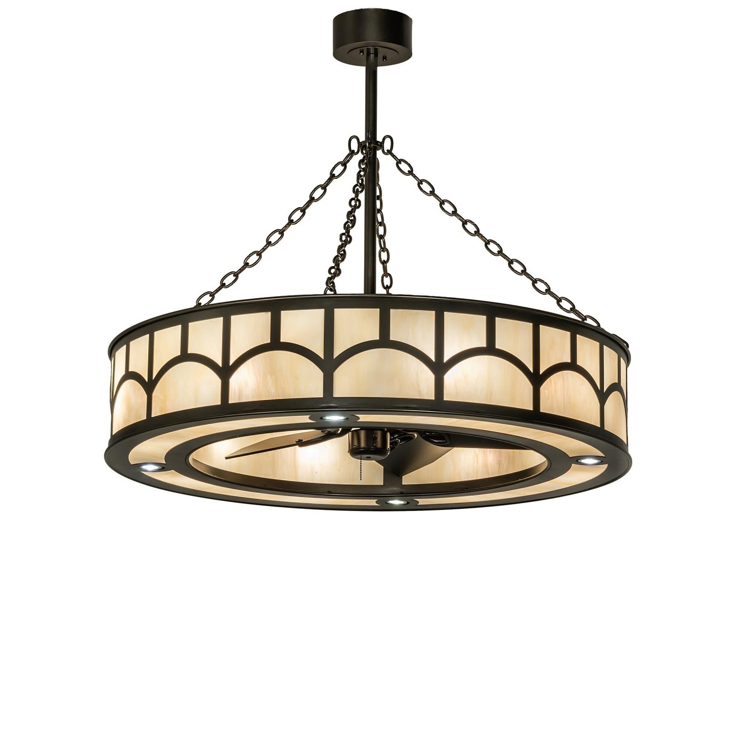 Meyda Lighting Mission 44 Inch 8 Light Chandelier Cp744300