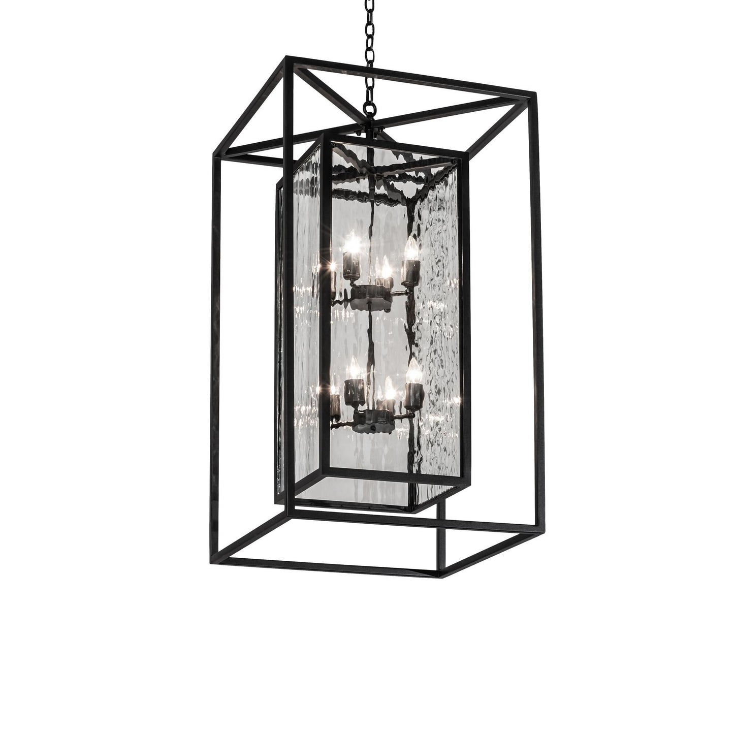 Meyda Lighting Kitzi Box 34 Inch Large Pendant Cp745495