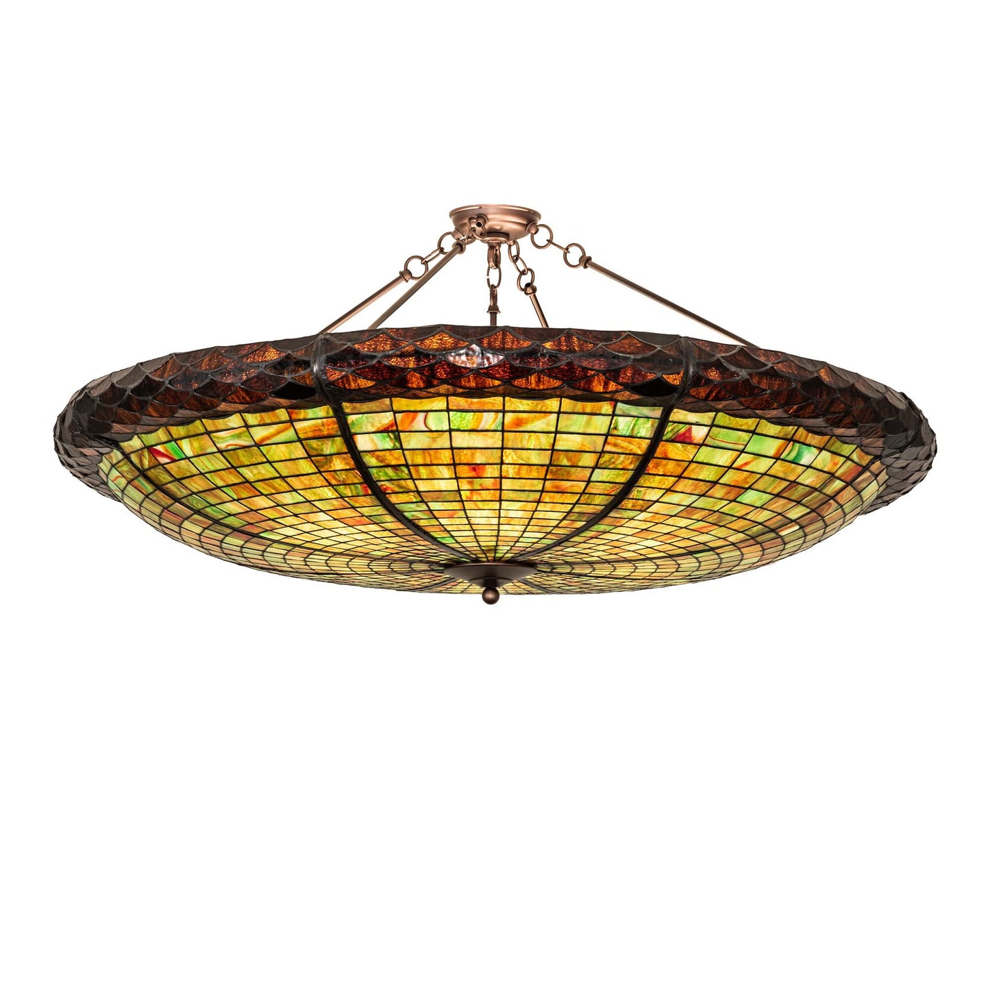 Meyda Lighting Greenbriar Oak 48 Inch Large Pendant Cp745197