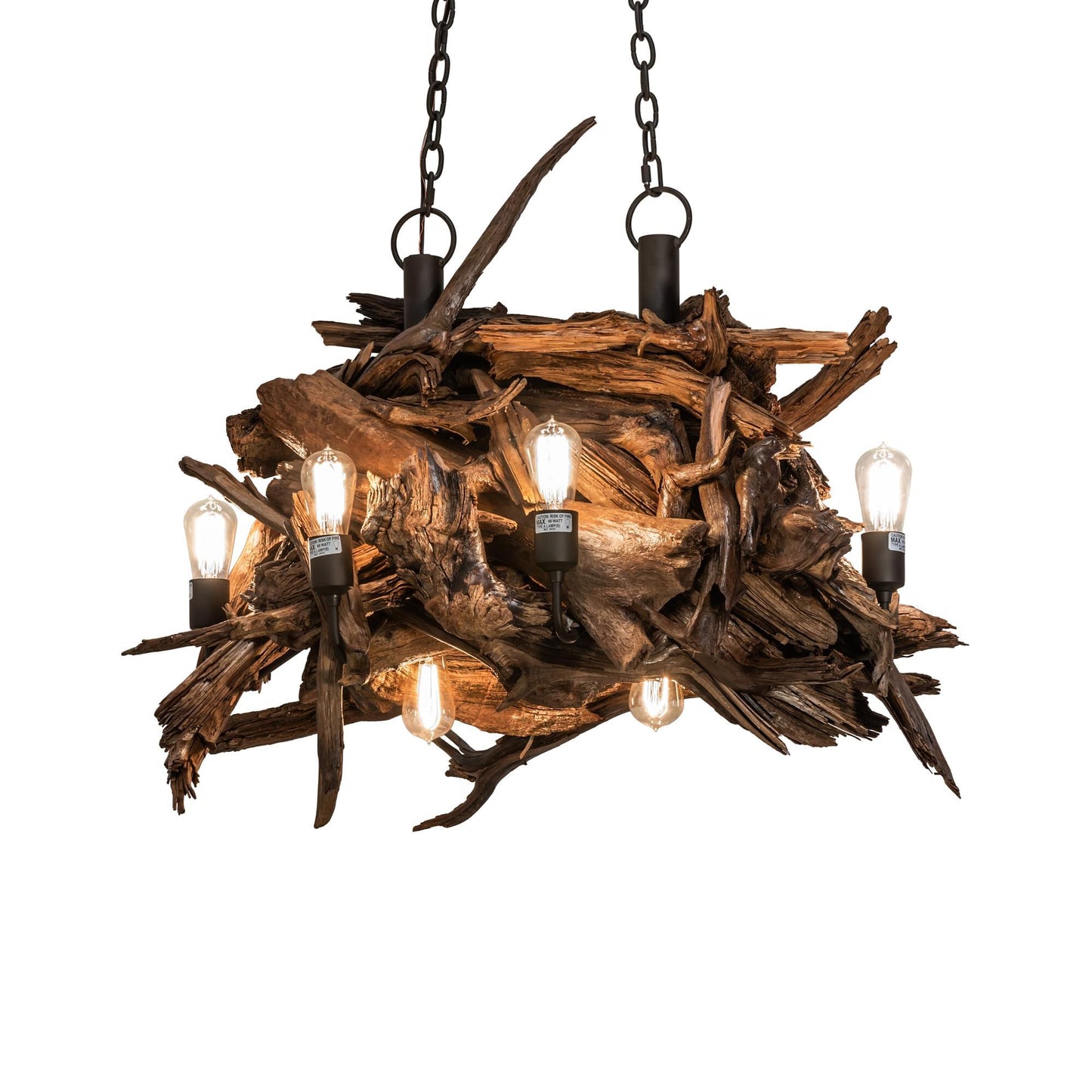 Meyda Lighting Driftwood 36 Inch Large Pendant Cp745340