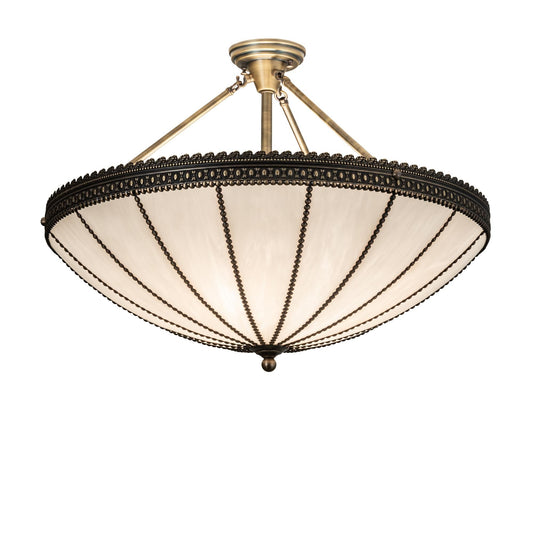 Meyda Lighting Shansky 30 Inch 4 Light Semi Flush Mount Cp746115