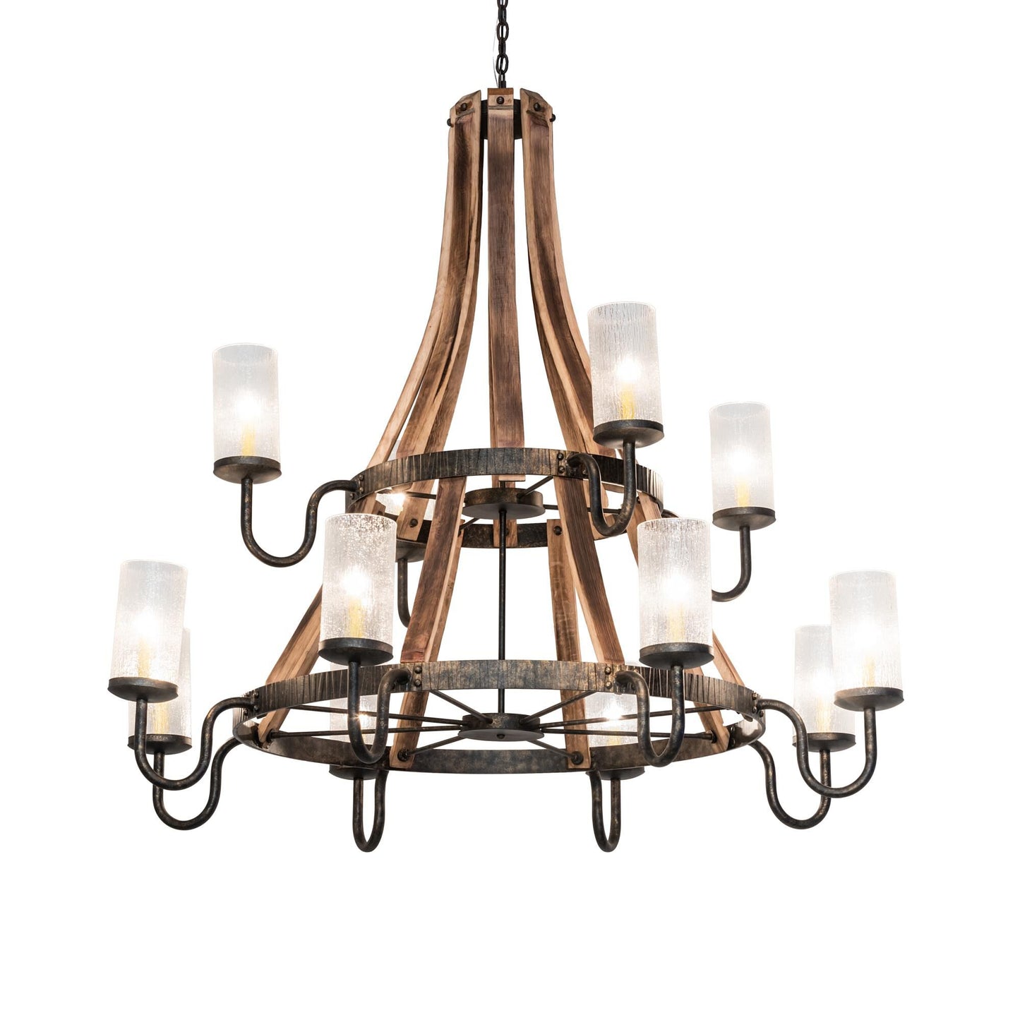 Meyda Lighting Barrel Stave 61 Inch Chandelier Cp744500