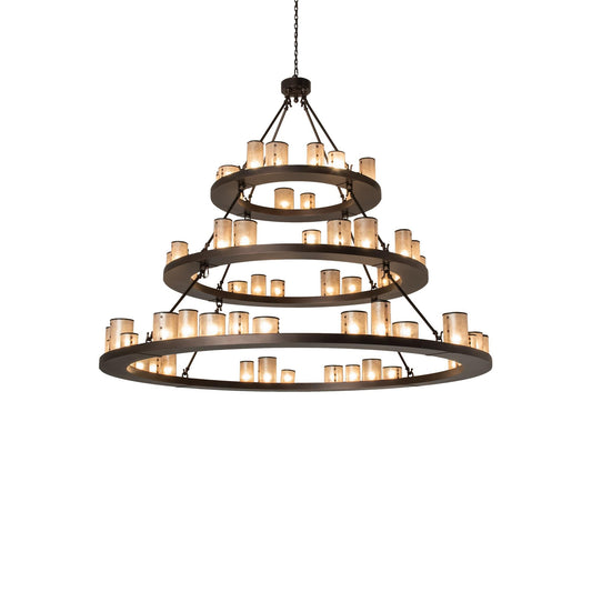 Meyda Lighting Loxley 72 Inch 63 Light Chandelier Cp744495