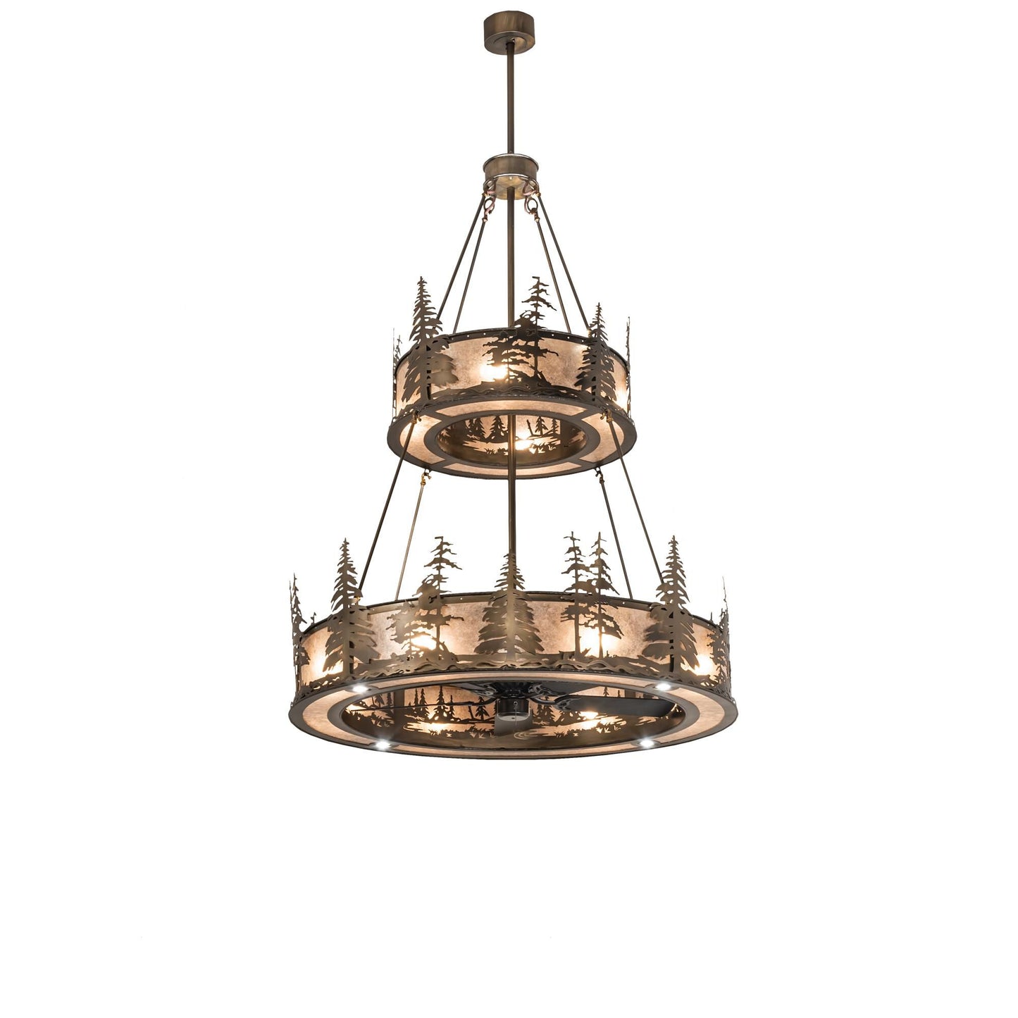 Meyda Lighting Tall Pines 55 Inch Chandelier Cp744594