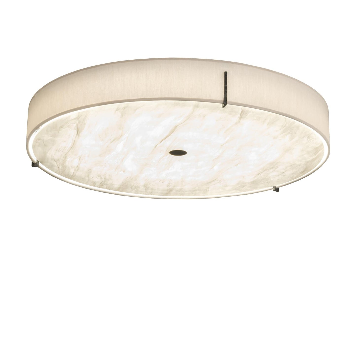 Meyda Lighting Cilindro Textrene 30 Inch 1 Light Led Flush Mount Cp744712