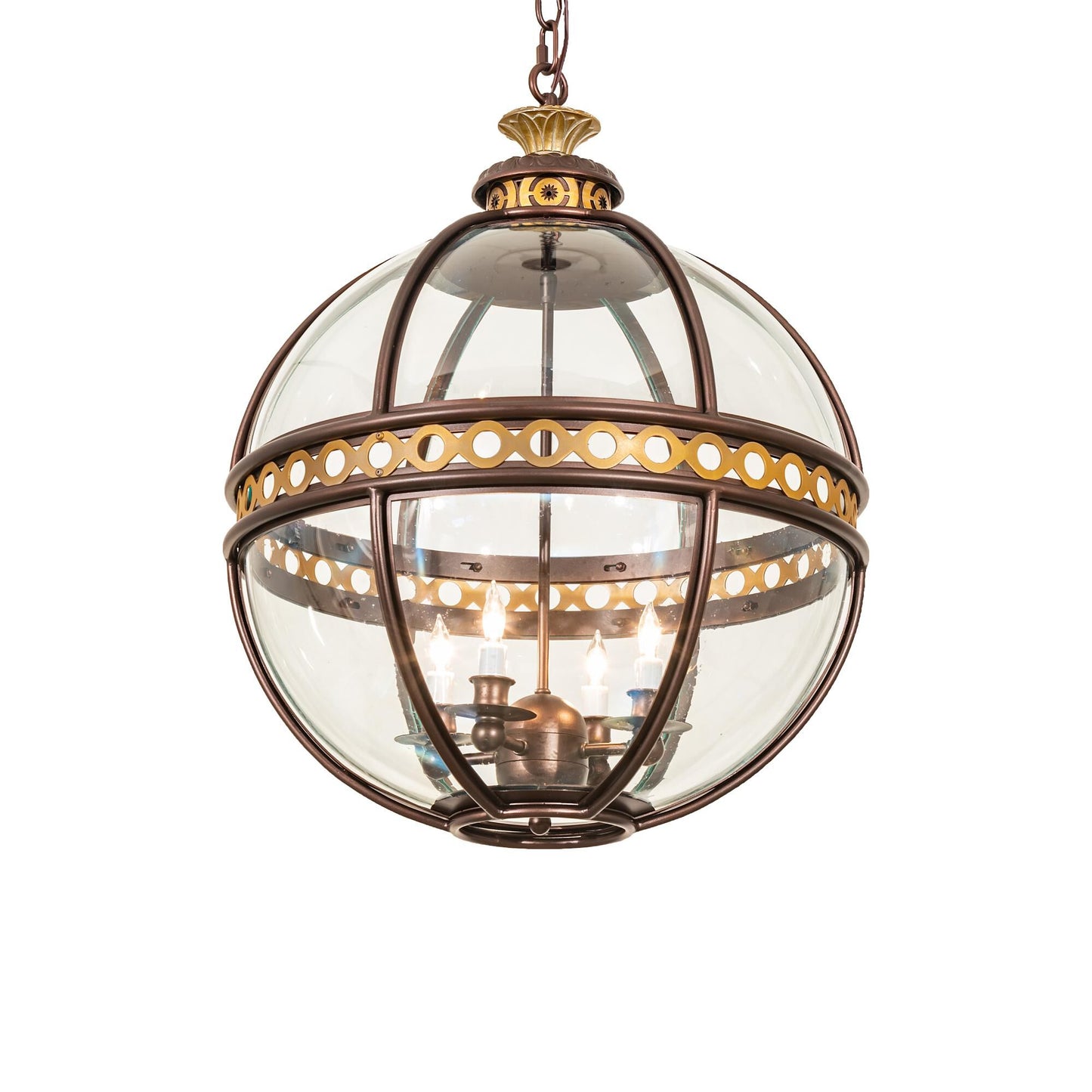 Meyda Lighting Guilloche 21 Inch Large Pendant Cp745278