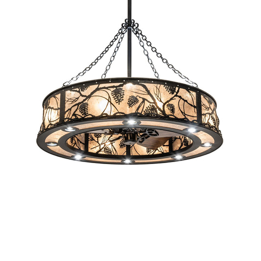 Meyda Lighting Whispering Pines 45 Inch Large Pendant Cp745588