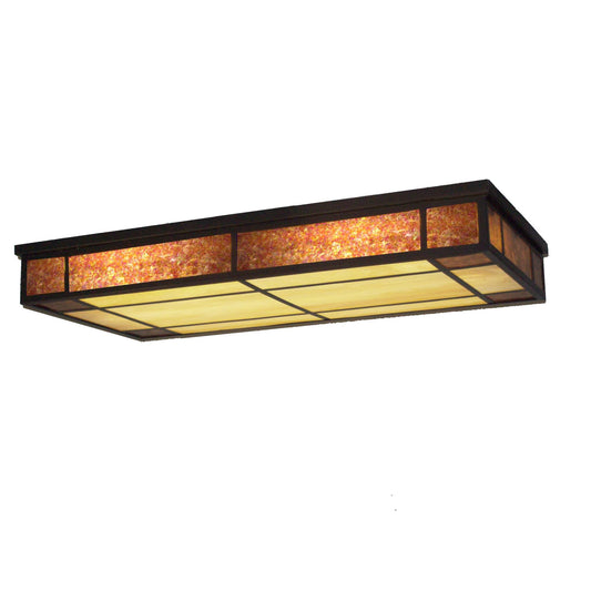 Meyda Lighting Long Polaris 48 Inch 3 Light Flush Mount Cp747434