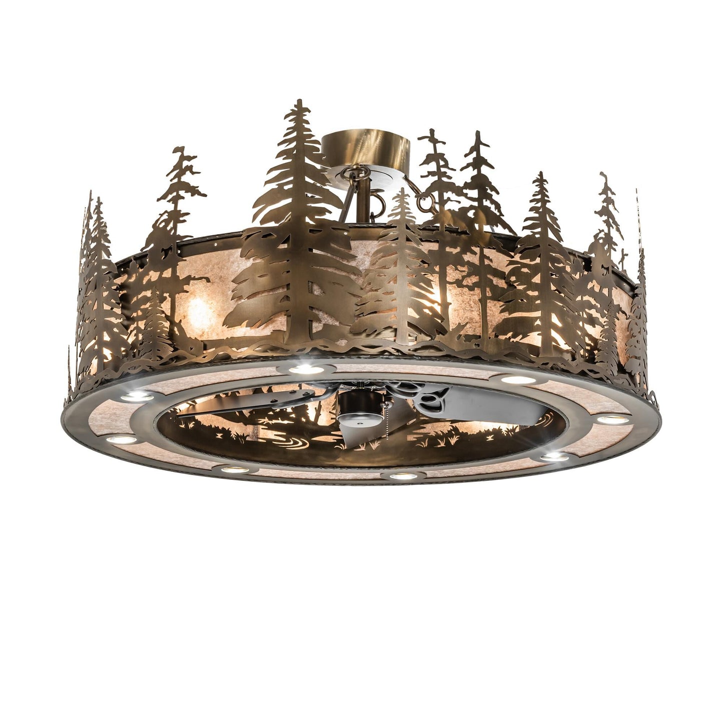 Meyda Lighting Tall Pines 45 Inch Large Pendant Cp745195