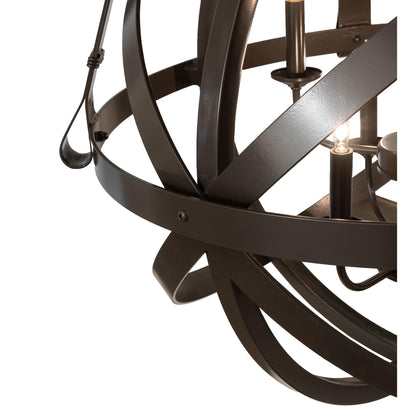 Meyda Lighting 32 Inch 6 Light Led Chandelier Cp780400