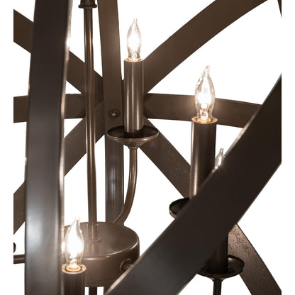 Meyda Lighting 32 Inch 6 Light Led Chandelier Cp780400