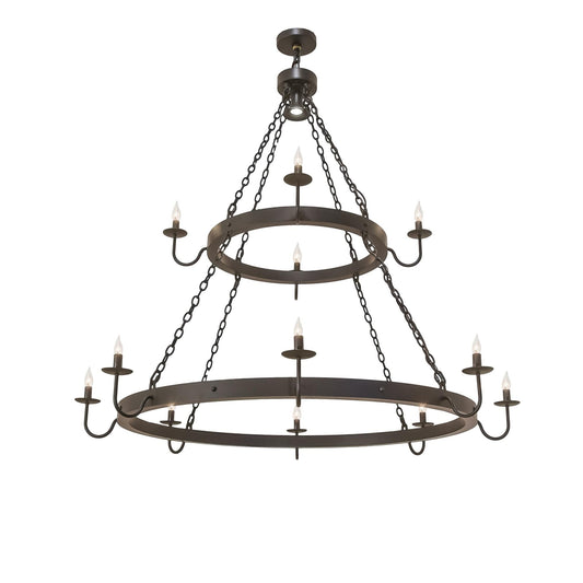 Meyda Lighting Suffolk 60 Inch 2 Light Chandelier Cp744474