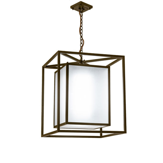 Meyda Lighting Kitzi Box 34 Inch Led Large Pendant Cp745358